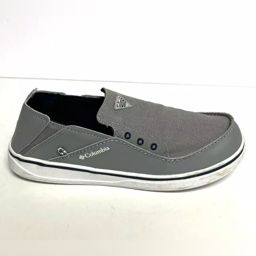 Columbia Youth Bahama Pfg Slip On Gray Size 7 M Big Kid